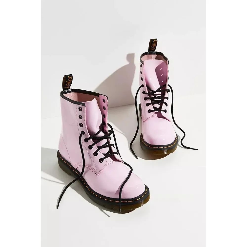 Free People Dr. Martens 1460 Patent Lace-Up Boots